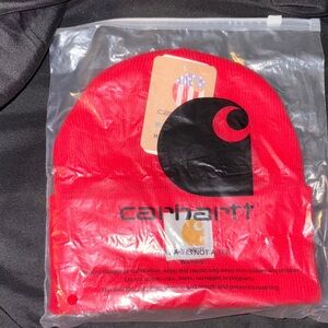 Carhartt Bold Red Knit Hat